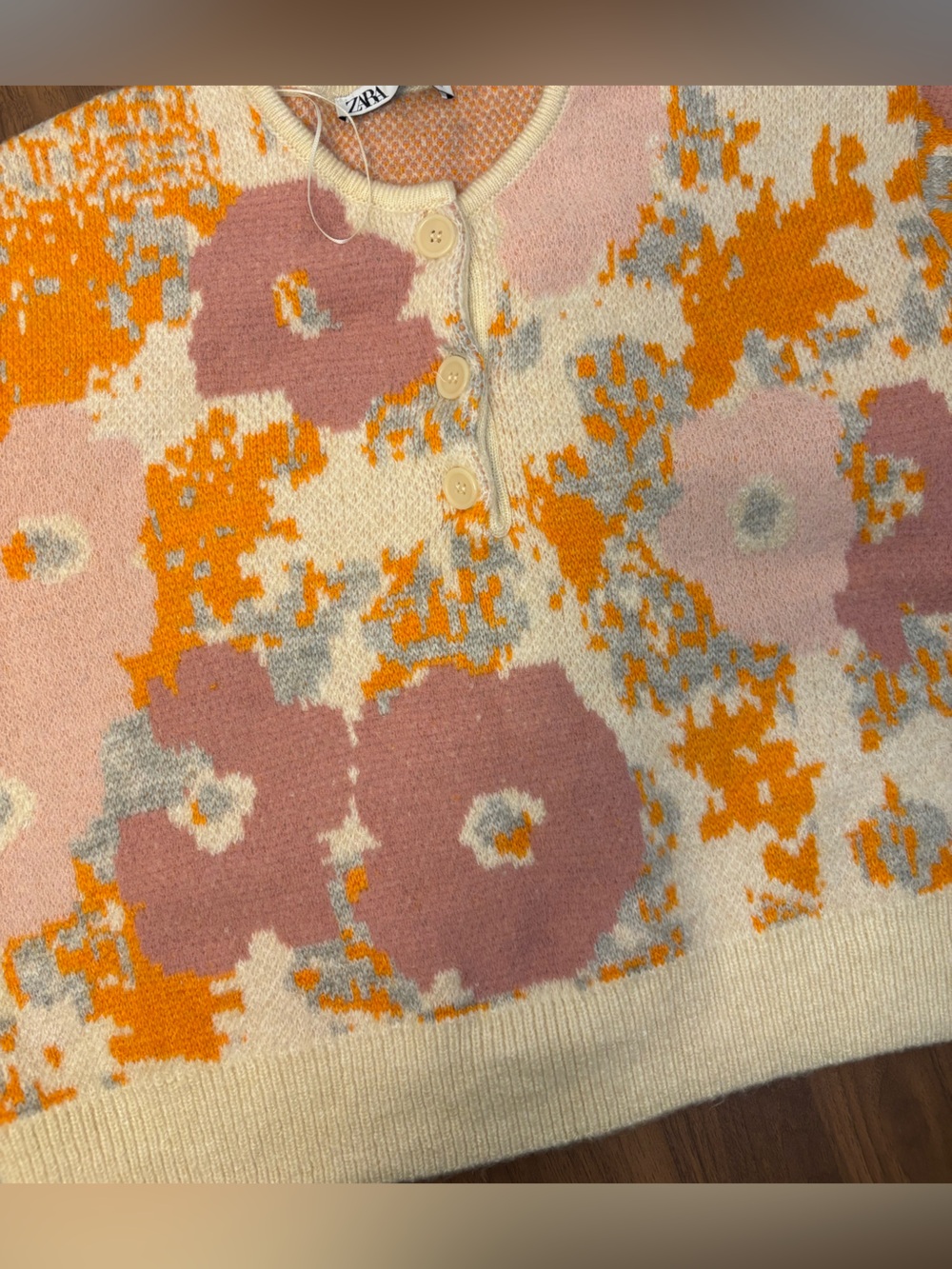 ZARA Floral Sweater - Picture 13 of 13